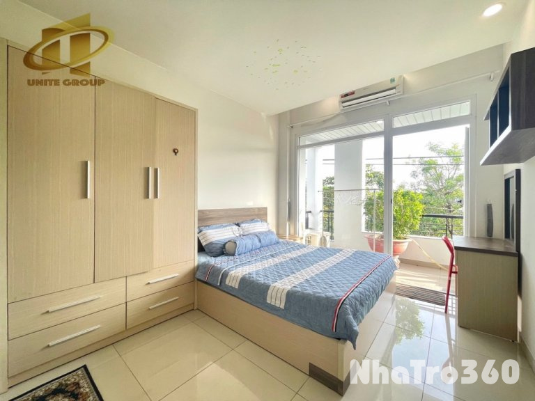 CHO THUÊ CĂN HỘ 1PN BAN CÔNG LỚ VIEW SÔNG QUẬN 4