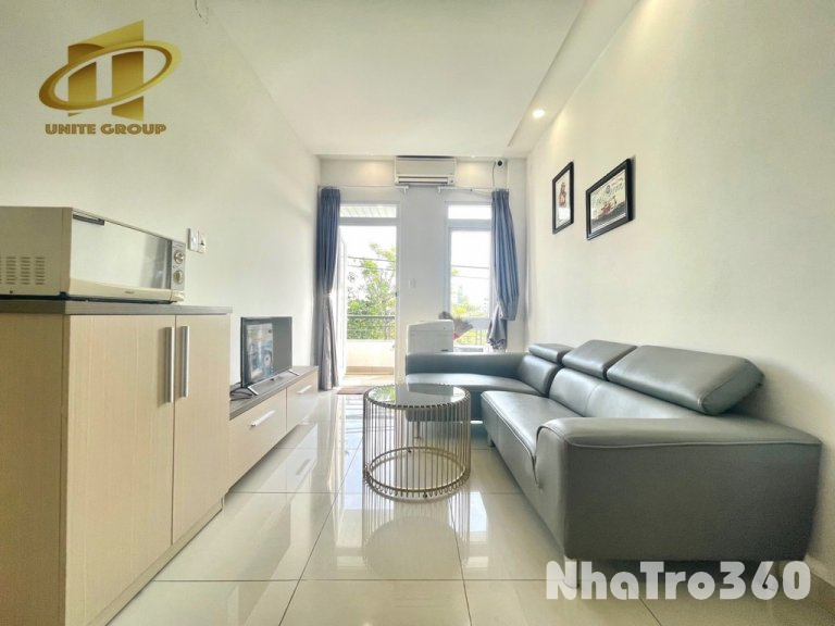 CHO THUÊ CĂN HỘ 1PN BAN CÔNG LỚ VIEW SÔNG QUẬN 4