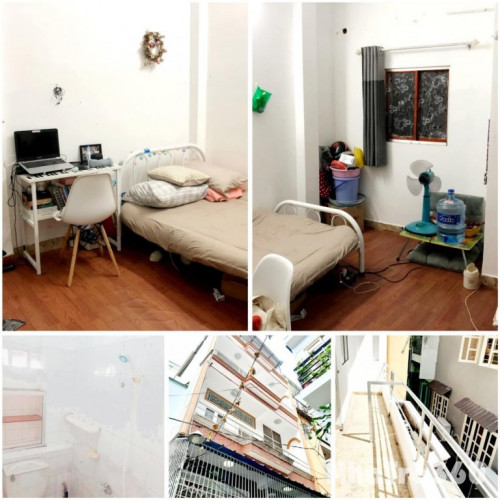 Cho Thuê Phòng Q3.rộng rãi.nội thất.cửa sổ.3tr2