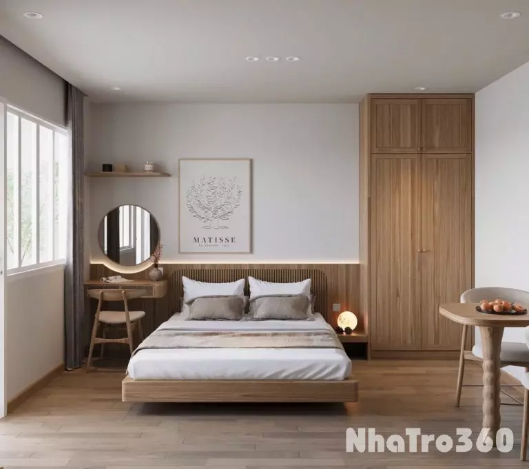 Nội thất như hình, studio cửa sổ, tự do