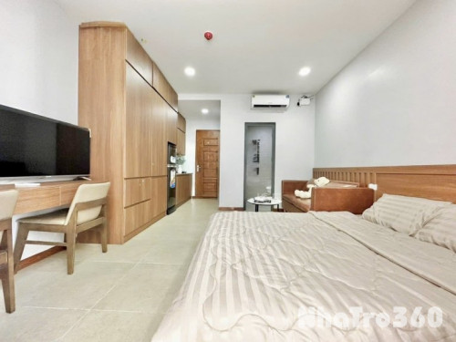 Căn hộ studio siêu chill full nội thất ban công