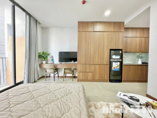 Căn hộ studio siêu chill full nội thất ban công