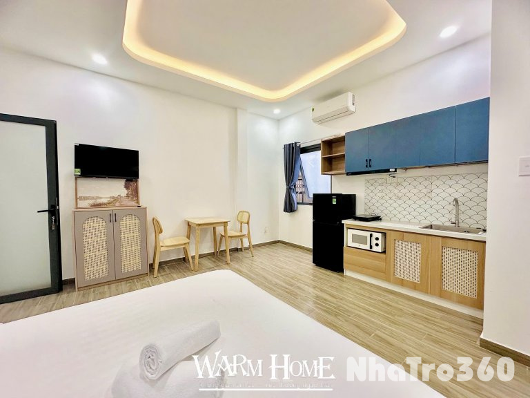 Bóc seal căn hộ studio/duplex nội thất cao cấp quận Phú Nhuận gần công viên Gia Định, sân bay Tân Sơn Nhất, ĐH Tài chính - Marketing