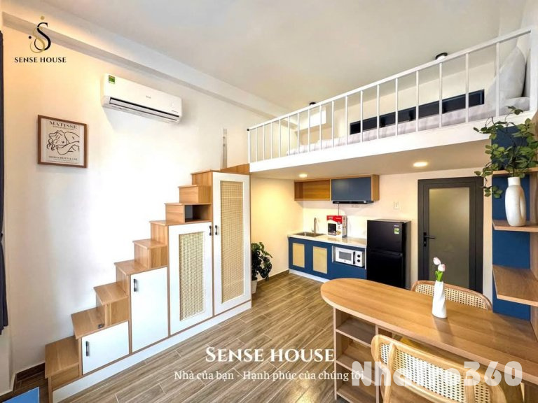 Bóc seal căn hộ studio/duplex nội thất cao cấp quận Phú Nhuận gần công viên Gia Định, sân bay Tân Sơn Nhất, ĐH Tài chính - Marketing
