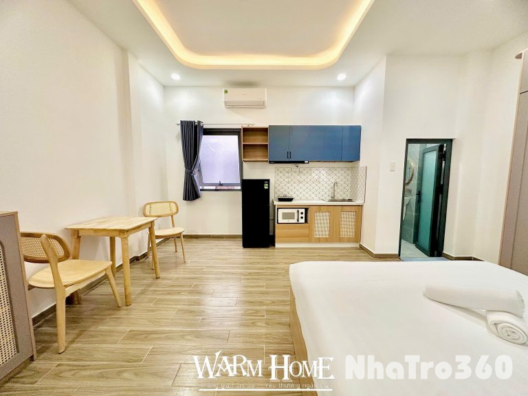 Bóc seal căn hộ studio/duplex nội thất cao cấp quận Phú Nhuận gần công viên Gia Định, sân bay Tân Sơn Nhất, ĐH Tài chính - Marketing