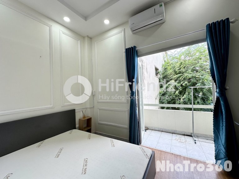 Cho thuê căn hộ Studio Ban công, tách bếp Q1 gần công an Thành Phố, cầu Nguyễn Văn Cừ