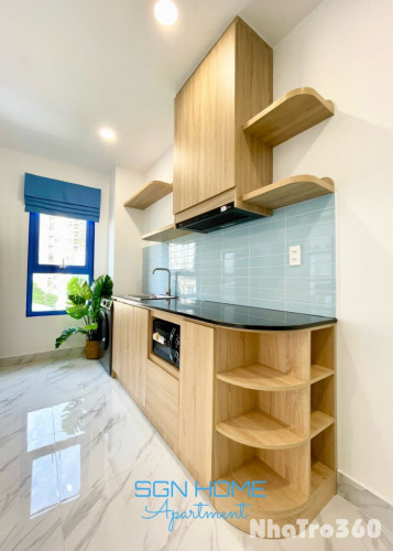 Căn hộ studio ban công full nội thất gần sân bay Tân Sơn Nhất, bệnh viện Tâm Anh, ĐH Swinburne,...