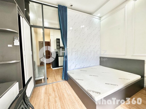 Cho thuê căn hộ Studio Ban công, tách bếp Q1 gần công an Thành Phố, cầu Nguyễn Văn Cừ