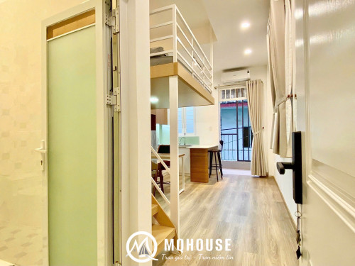 Cho thuê căn hộ Duplex Ban công thoáng Q10 gần toà nhà Viettel, vòng xoay Dân Chủ
