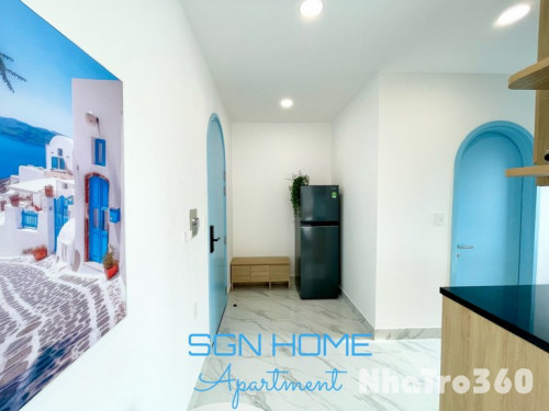 Căn hộ studio ban công full nội thất gần sân bay Tân Sơn Nhất, bệnh viện Tâm Anh, ĐH Swinburne,...