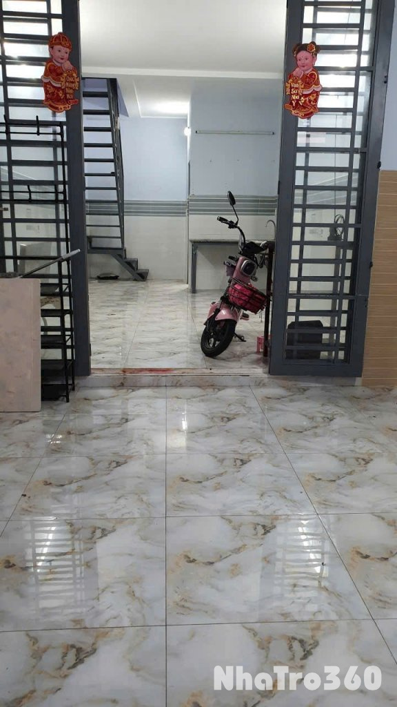 Nhà sạch đẹp! 4x15m, trệt lầu 2pn 2wc, ngay Trường Quới Xuân, giáp Gò Vấp 5p