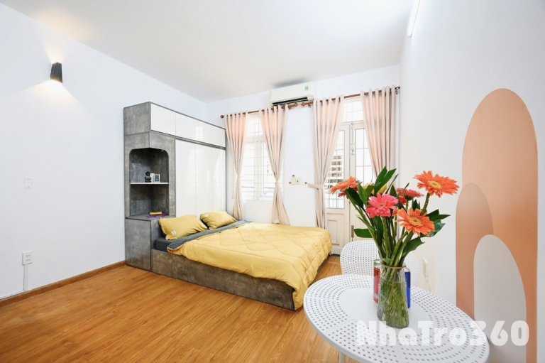 Studio có ban công và máy giặt riêng Tân Bình