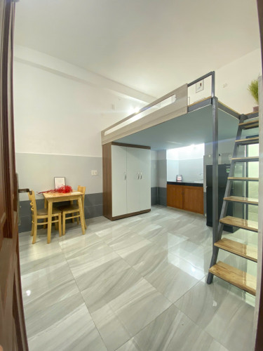 Duplex gác cao, rộng rãi full nội thất ngay Etown Cộng Hòa, chợ Hoàng Hoa Thám quận Tân Bình