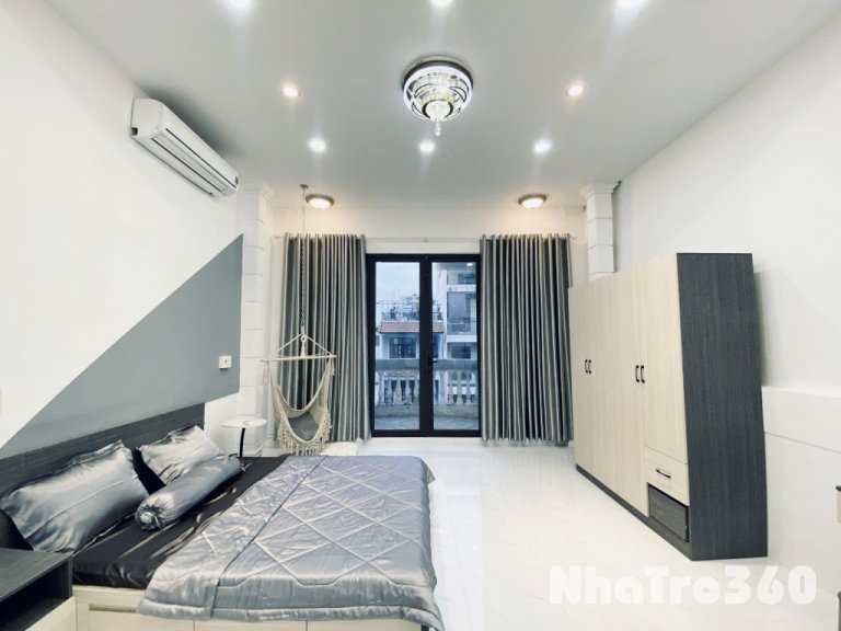Cho thuê studio 35m2 tách bếp có ban công rộng