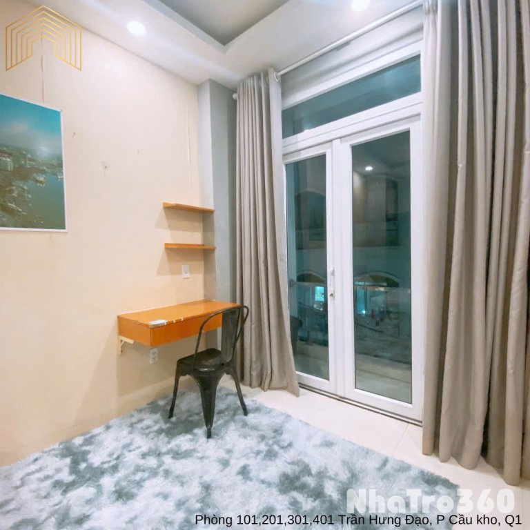 Cho thuê căn hộ Q1 || đường Trần Hưng Đạo || gần cầu Nguyễn Văn Cừ, Công Viên 23 Tháng 9, ĐH Văn Lang