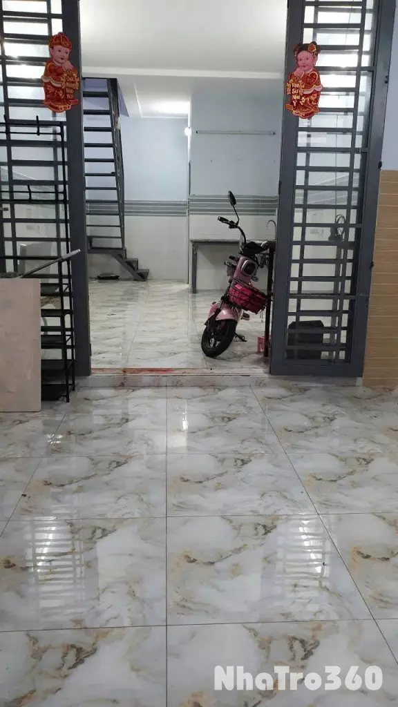 Nhà sạch đẹp! 4x15m, trệt lầu 2pn 2wc, ngay Trường Quới Xuân, giáp Gò Vấp 5p