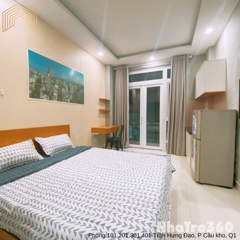Cho thuê căn hộ Q1 || đường Trần Hưng Đạo || gần cầu Nguyễn Văn Cừ, Công Viên 23 Tháng 9, ĐH Văn Lang