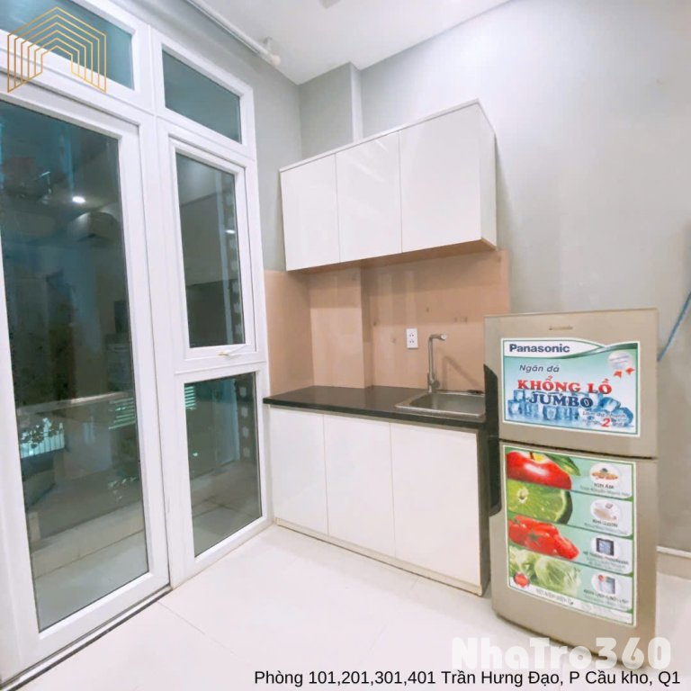 Cho thuê căn hộ Q1 || đường Trần Hưng Đạo || gần cầu Nguyễn Văn Cừ, Công Viên 23 Tháng 9, ĐH Văn Lang