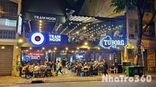 Sang nhượng quán nhậu mặt tiền bờ kè Trường Sa khách ổn định quán Trạm Ngon tại 574 Trường Sa Phường 2 Phú Nhuận.
