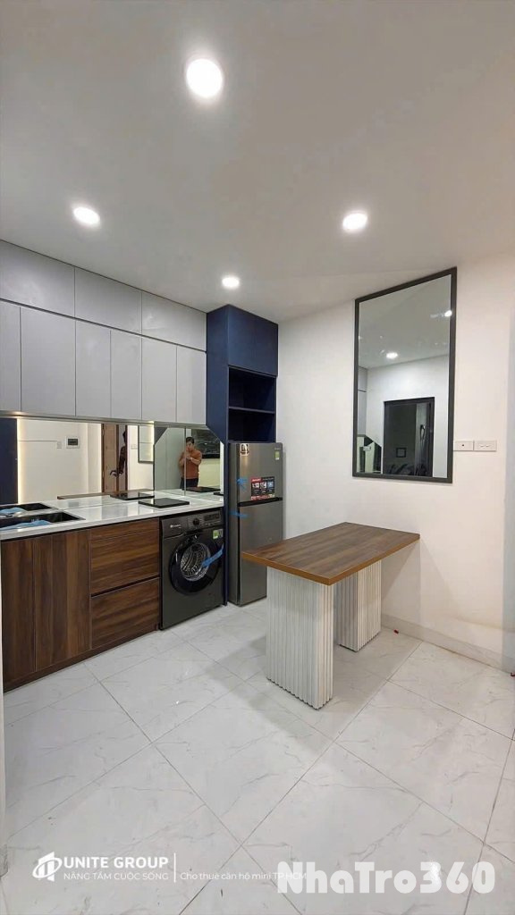CĂN HỘ CHO THUÊ STUDIO TÁCH BẾP VỪA HOÀN THÀNH TẠI Q10 GẦN CÔNG TRƯỜNG DÂN CHỦ