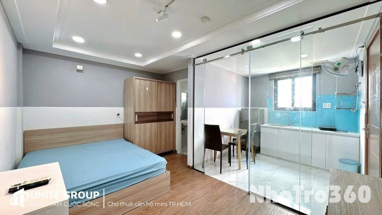 CĂN HỘ CHO THUÊ STUDIO TÁCH BẾP VỪA HOÀN THÀNH TẠI Q10 GẦN CÔNG TRƯỜNG DÂN CHỦ