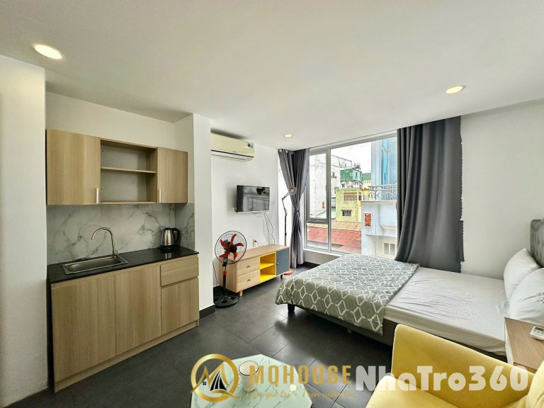 Cho thuê căn hộ Studio Cửa sổ trời Q1 gần cầu Nguyễn Văn Cừ, Nowzone