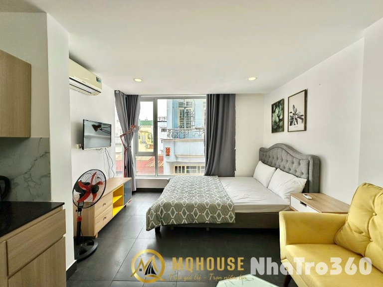 Cho thuê căn hộ Studio Cửa sổ trời Q1 gần cầu Nguyễn Văn Cừ, Nowzone