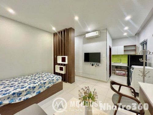 Cho thuê căn hộ full nội thất - khu dân cư yên tĩnh - ngay công viên Hoàng Văn Thụ, sân bay TSN quận Tân Bình