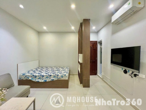 Cho thuê căn hộ full nội thất - khu dân cư yên tĩnh - ngay công viên Hoàng Văn Thụ, sân bay TSN quận Tân Bình