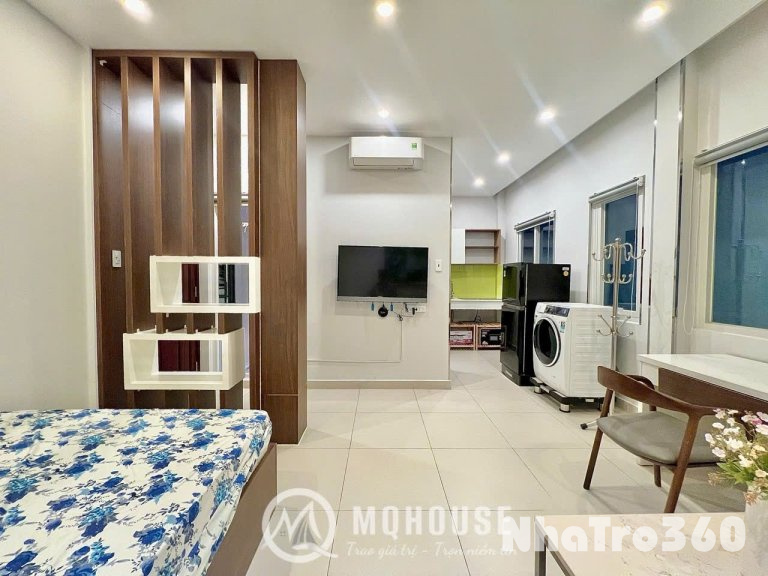 Cho thuê căn hộ full nội thất - khu dân cư yên tĩnh - ngay công viên Hoàng Văn Thụ, sân bay TSN quận Tân Bình
