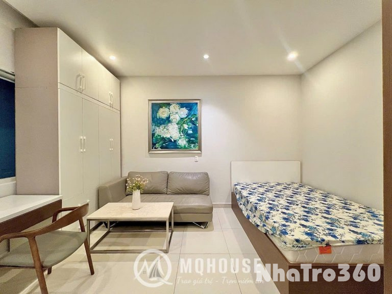 Cho thuê căn hộ full nội thất - khu dân cư yên tĩnh - ngay công viên Hoàng Văn Thụ, sân bay TSN quận Tân Bình
