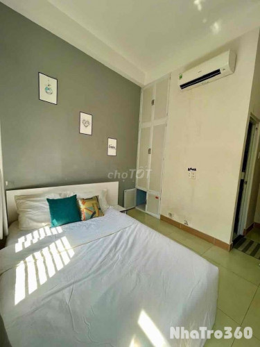 Cho thuê studio full nội thất cửa sổ lớn ngay khu K300 giá sinh viên