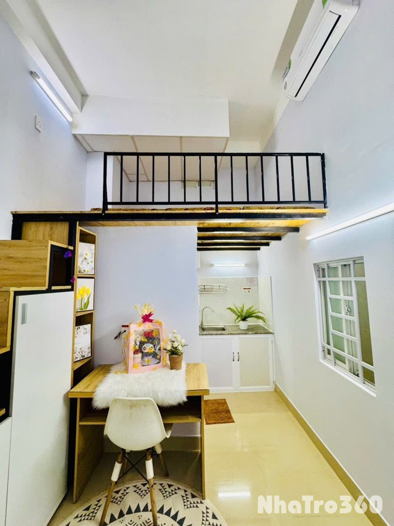 Cho thuê phòng Duplex cộng hoà p13