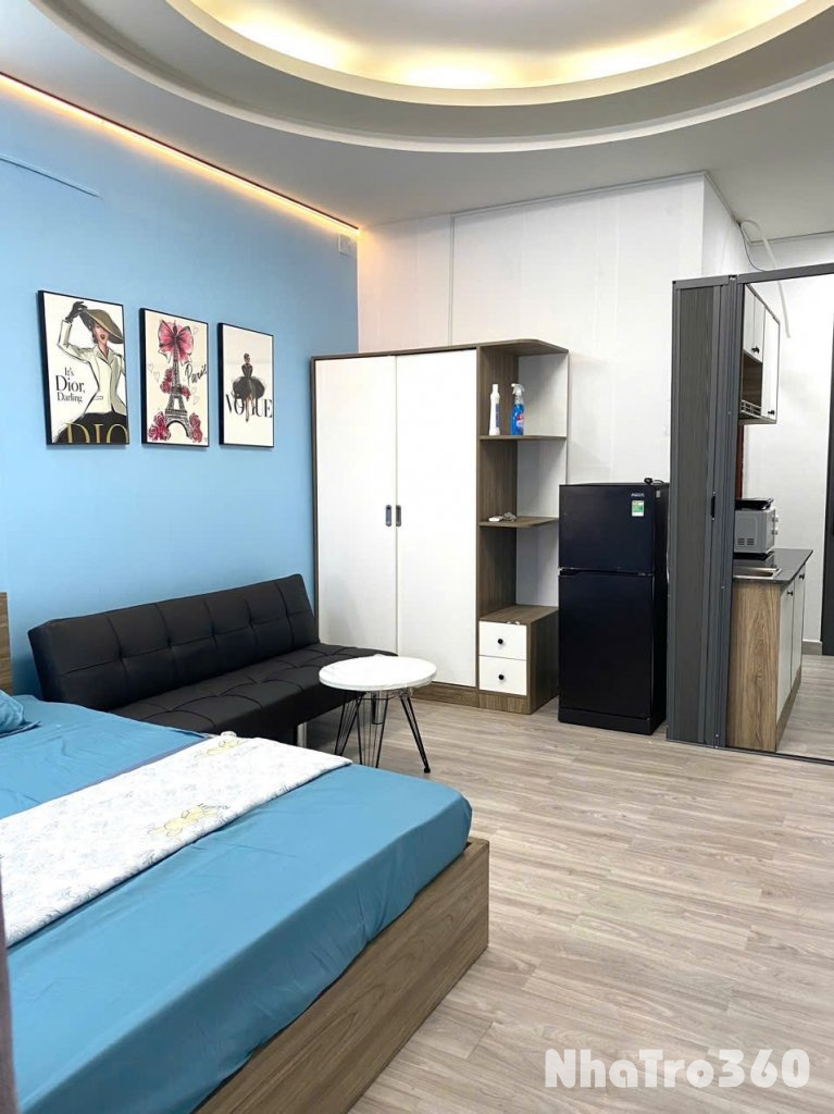 CĂN HỘ BAN CÔNG TÁCH BẾP FULL NỘI THẤT QUẬN 5 GẦN CẦU NGUYỄN VĂN CỪ