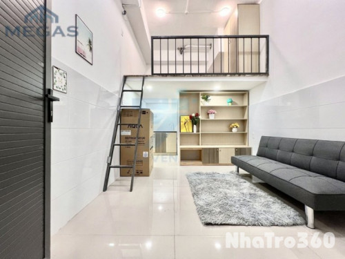 100% gác cao, Full nội thất, ngay ngã tư 4 xã