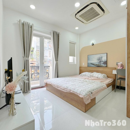 Căn hộ 1PN ban công - thang máy - máy giặt riêng - nội thất mới 100% - ngay ngã tư Bảy Hiền quận Tân Bình