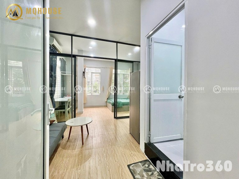 Căn hộ 1PN cửa sổ lớn - máy giặt riêng - ngay sân bay TSN, bệnh viện Tâm Anh quận Tân Bình
