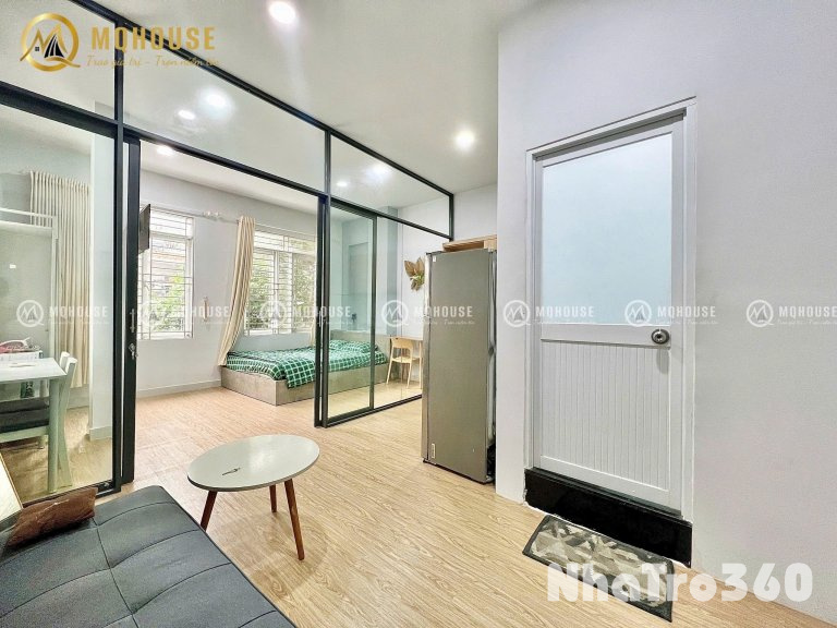 Căn hộ 1PN cửa sổ lớn - máy giặt riêng - ngay sân bay TSN, bệnh viện Tâm Anh quận Tân Bình