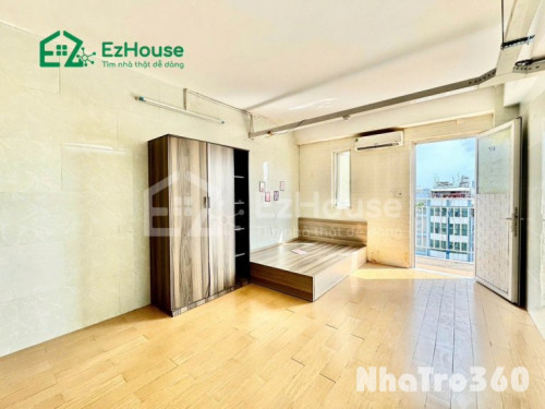 Studio, full nội thất, ban công, tự do