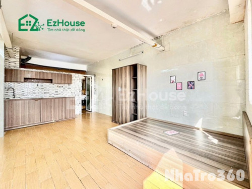 Studio, full nội thất, ban công, tự do