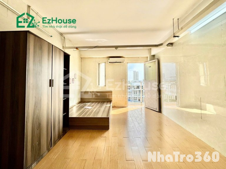 Studio, full nội thất, ban công, tự do
