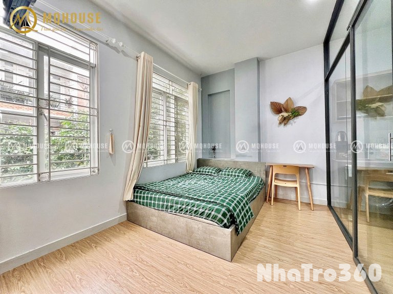 Căn hộ 1PN cửa sổ lớn - máy giặt riêng - ngay sân bay TSN, bệnh viện Tâm Anh quận Tân Bình