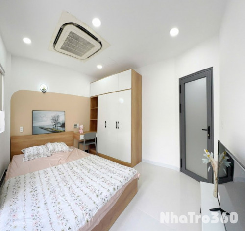 Căn hộ 1PN ban công - thang máy - máy giặt riêng - nội thất mới 100% - ngay ngã tư Bảy Hiền quận Tân Bình