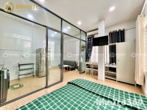 Căn hộ 1PN cửa sổ lớn - máy giặt riêng - ngay sân bay TSN, bệnh viện Tâm Anh quận Tân Bình