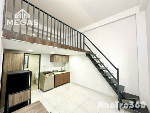 Full nội thất, máy giặt riêng, có gác, bao rộng