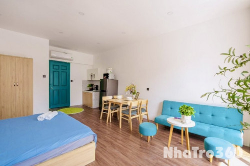 Căn hộ Studio 55m2 với chiếc bancol cực chill