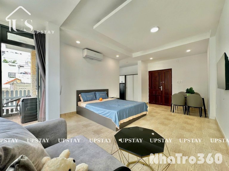 Cho Thuê Căn Hộ 1PN ban công full nội thất