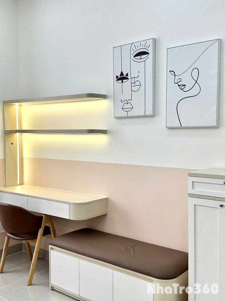 STUDIO FULL NỘI THẤT ĐẸP MỚI TẠI Q10