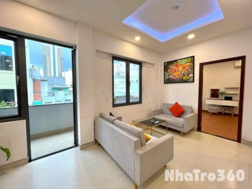 Cho thuê căn hộ 1PN, ban công, Q1 || đường Hồ Hảo Hớn || gần Công Viên 23 Tháng 9, ĐH Văn Lang, cầu Ông Lãnh