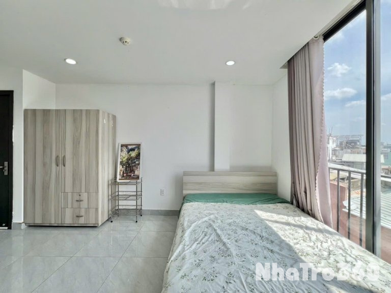 STUDIO BAN CÔNG FULL NỘI THẤT